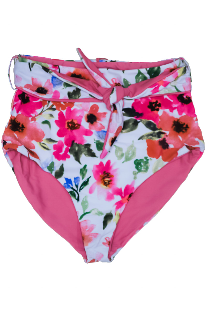 Nori Reversible Bottoms Watermelon Floral Coral Reef Swim